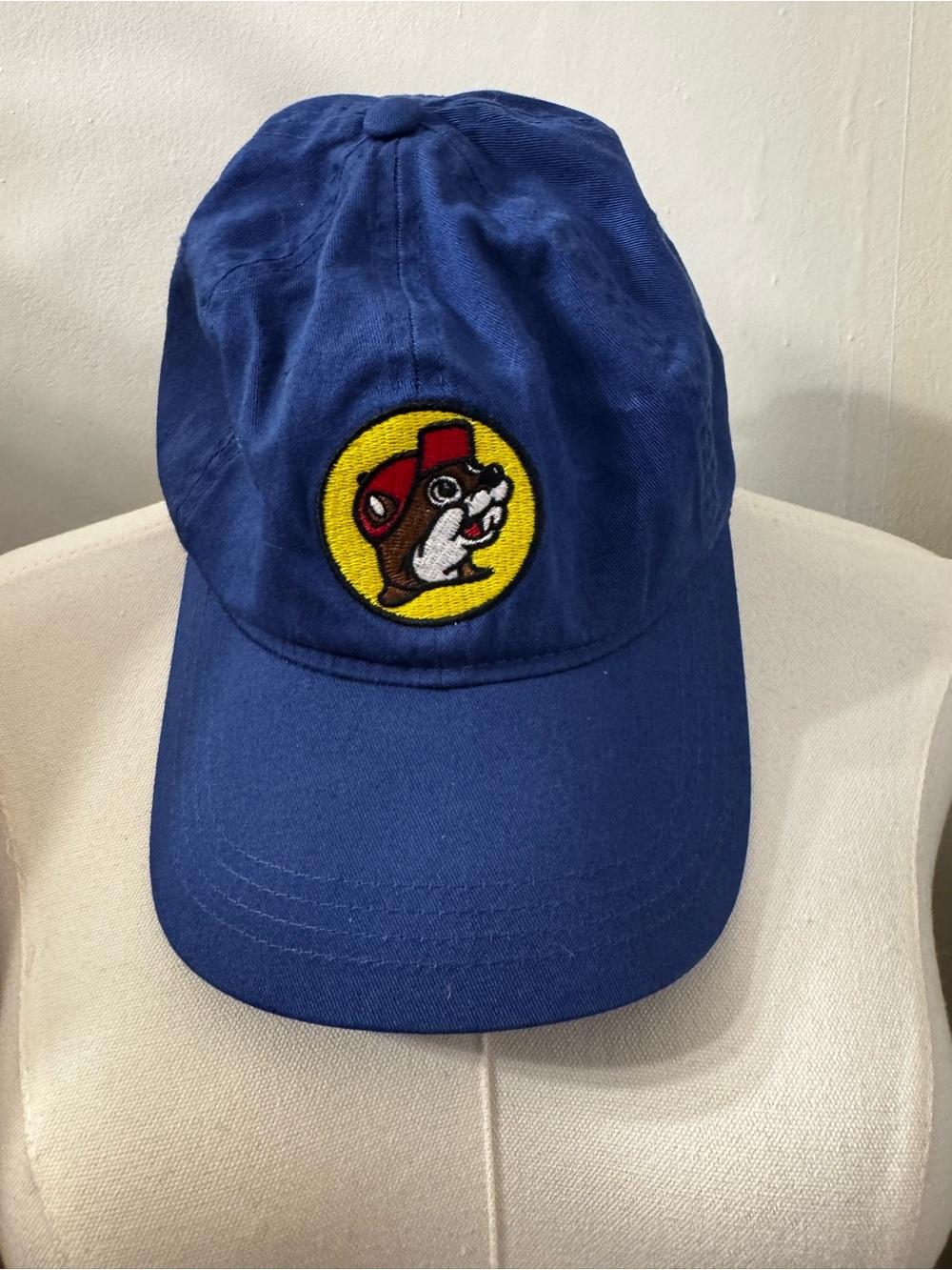 Blue Buc-ee’s Logo Baseball Cap with Embroidered Patch